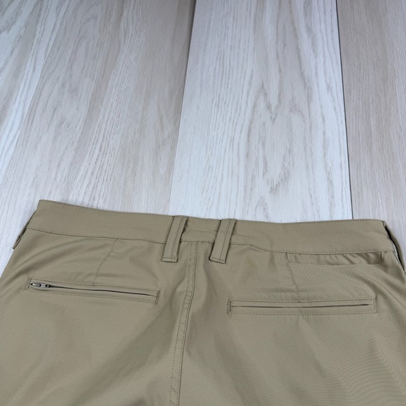 Bluffworks Ascender Mens Khaki Flat Front Tailored Fit Chino Pants Size 32x32 - Picture 4 of 11